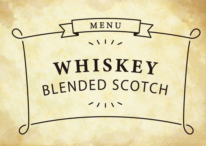 BLENDED SCOTCH